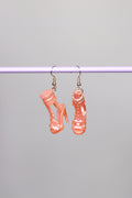 Ohrringe Stiletto Perlmutt Rosa